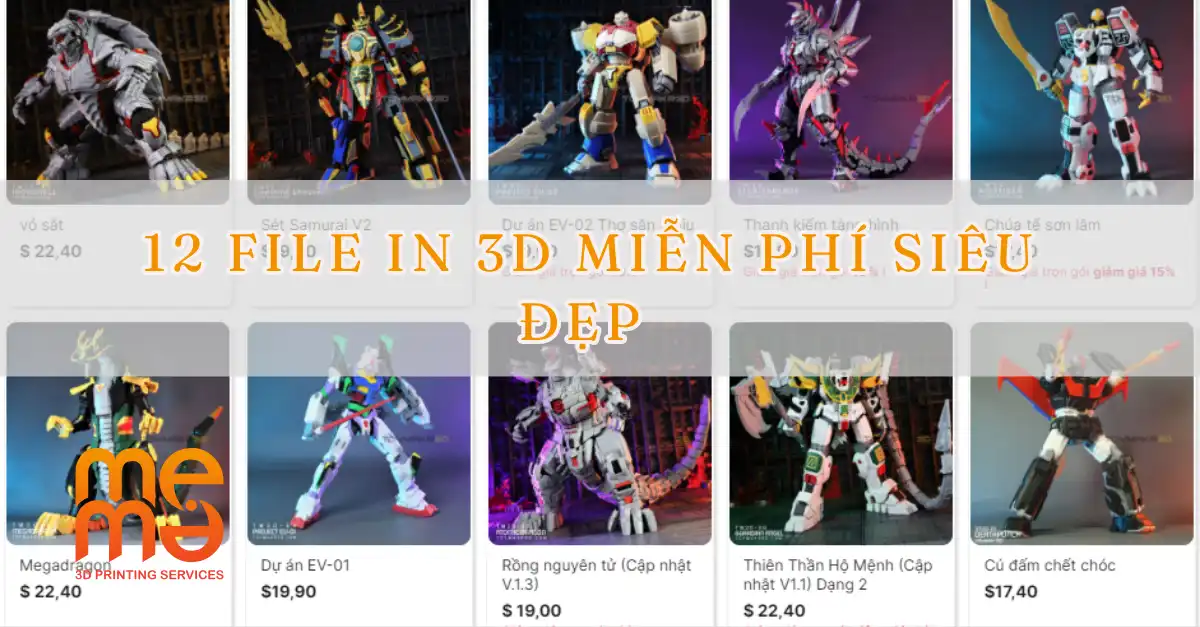 Chia Sẻ Miễn Phí File In 3D Mô Hình Nhân Vật Game Tính Phí Trên ToyMark3D 31 12 file in 3d mien phi sieu dep