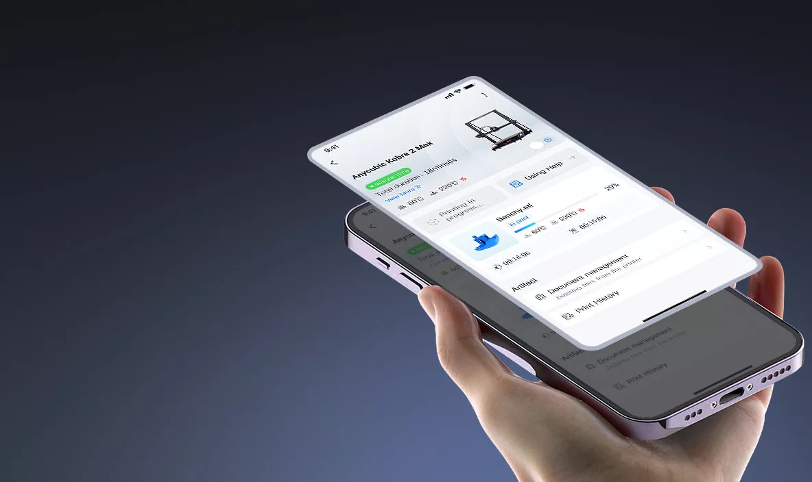 Kobra 2 Plus Hỗ trợ in qua App điện thoại