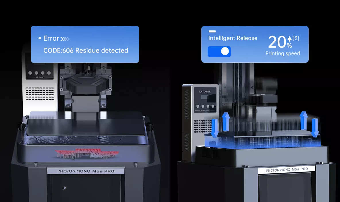 Máy In 3D Resin Anycubic Photon Mono M5s Pro 14K LCD 5 Anycubic Photon Mono M5s Pro được trang bị thêm tính năng mới