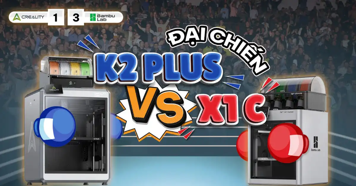 Creality K2 Plus vs Bambu Lab X1C: Máy in 3D nhiều màu nào phù hợp với bạn? 20 Creality K2 Plus vs Bambu Lab X1C: Máy in 3D nhiều màu nào phù hợp với bạn?
