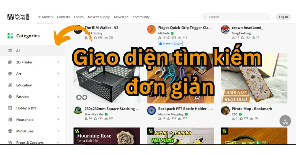 Khám Phá MakerWorld: Website Chia Sẻ File In 3D Số 1 4 Khám Phá MakerWorld: Website Chia Sẻ File In 3D Số 1 Hiện Nay