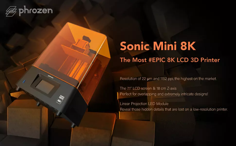 máy in 3d phrozen sonic mini 8K