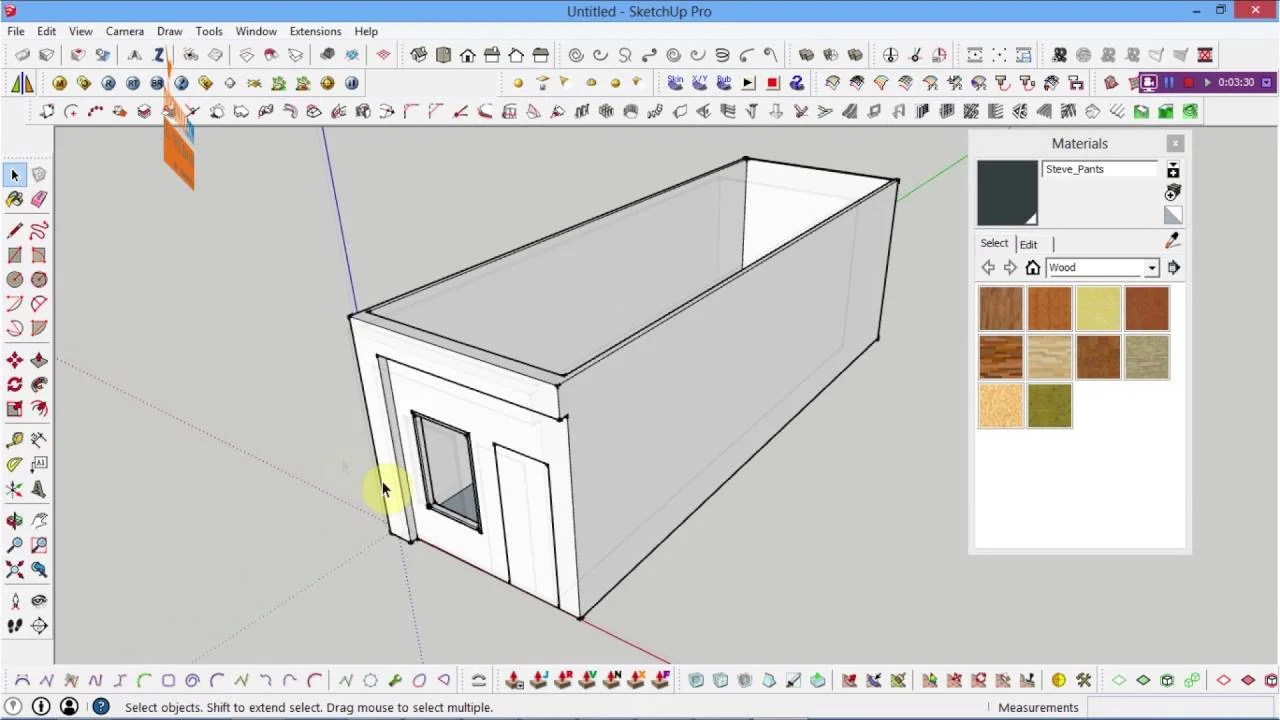 SketchUp giúp tạo các hiệu ứng cho mô hình 3D 