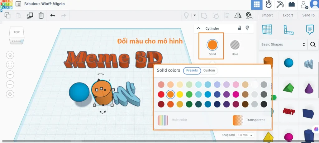 Hướng dẫn Sử Dụng Tinkercad: Cách Tạo Ra Những Mô Hình 3D Đơn Giản