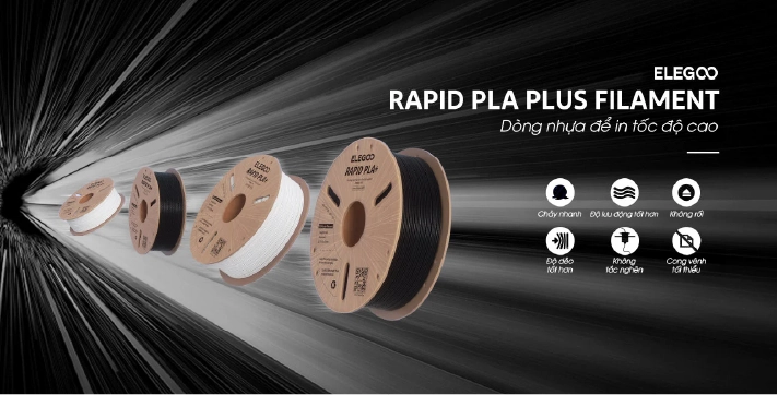 RAPID PLA+ Elegoo Nhựa Cuộn In 3D