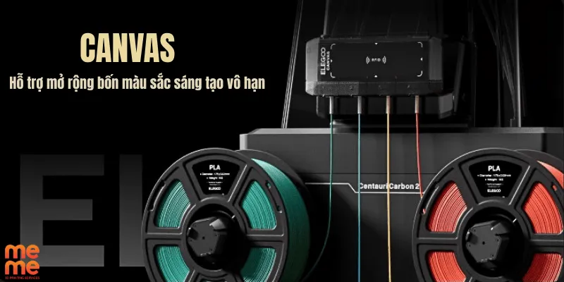 Hệ thống CANVAS mang lại trải nghiệm in 3D đa màu vượt trội