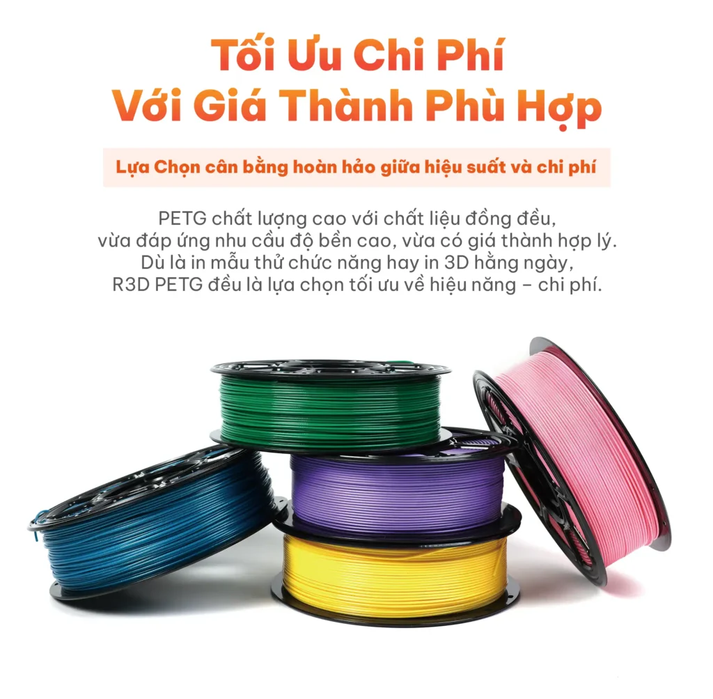 Nhựa In 3D PETG R3D 1kg