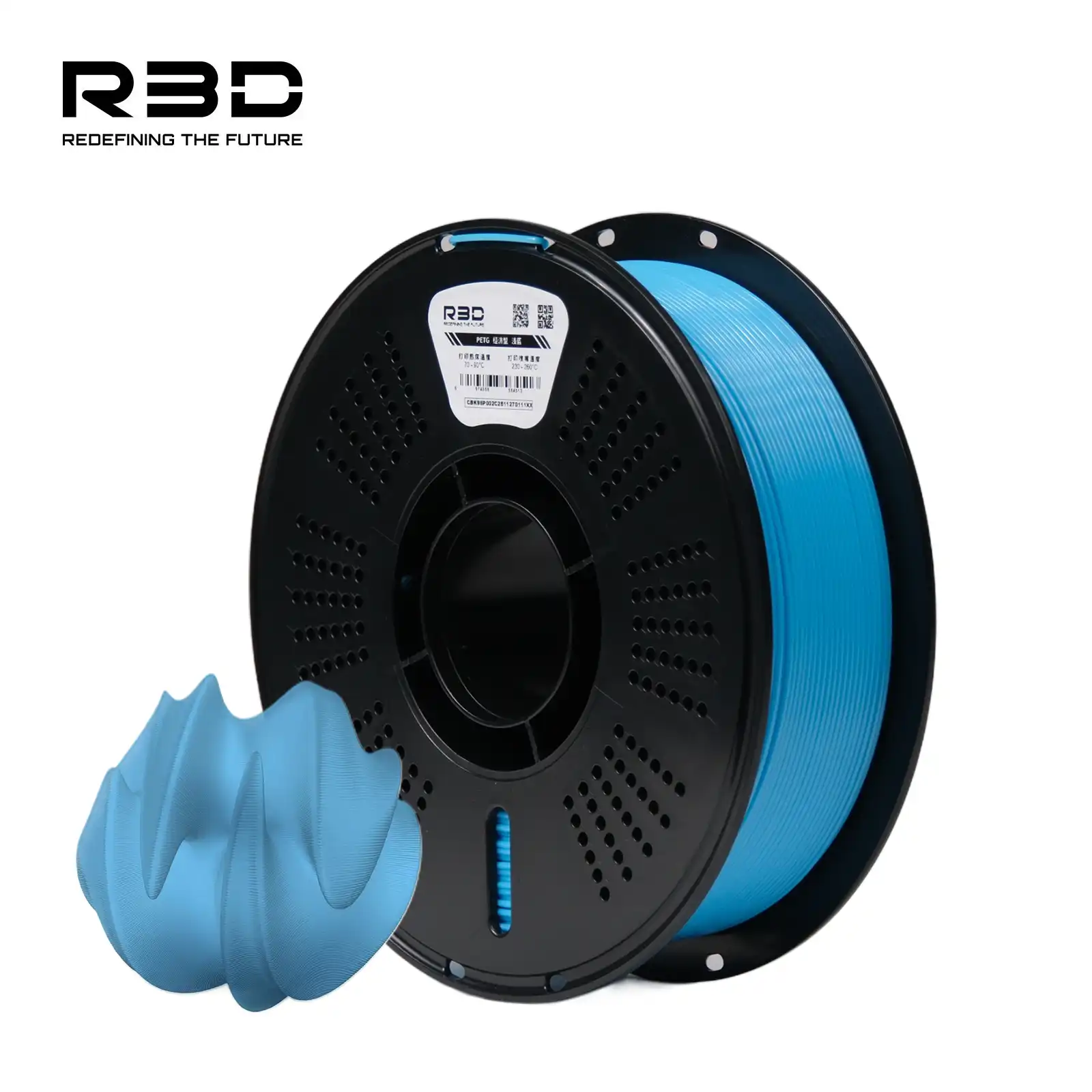 Xanh dương Nhựa In 3D PETG R3D 1kg