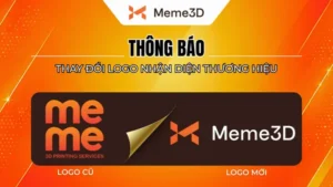 Thông Báo: Thay Đổi Logo Nhận Diện Thương Hiệu MEME 3D