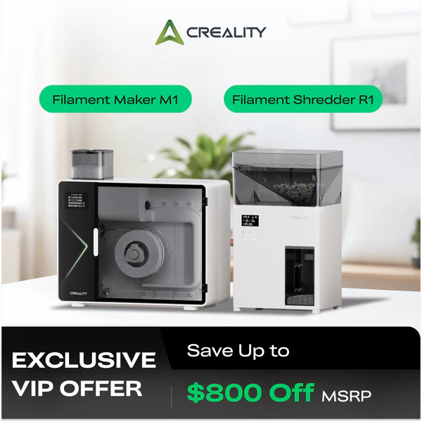Creality Filament Maker M1 & Shredder R1: Liệu C&oacute; Giải Quyết Được Vấn Đề T&aacute;i Chế Nhựa