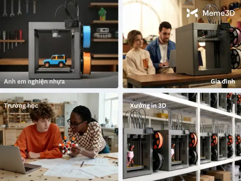 Review Flashforge Creator 5: Giải Ph&aacute;p In 3D C&ocirc;ng Nghiệp Thu Nhỏ Đa Vật Liệu