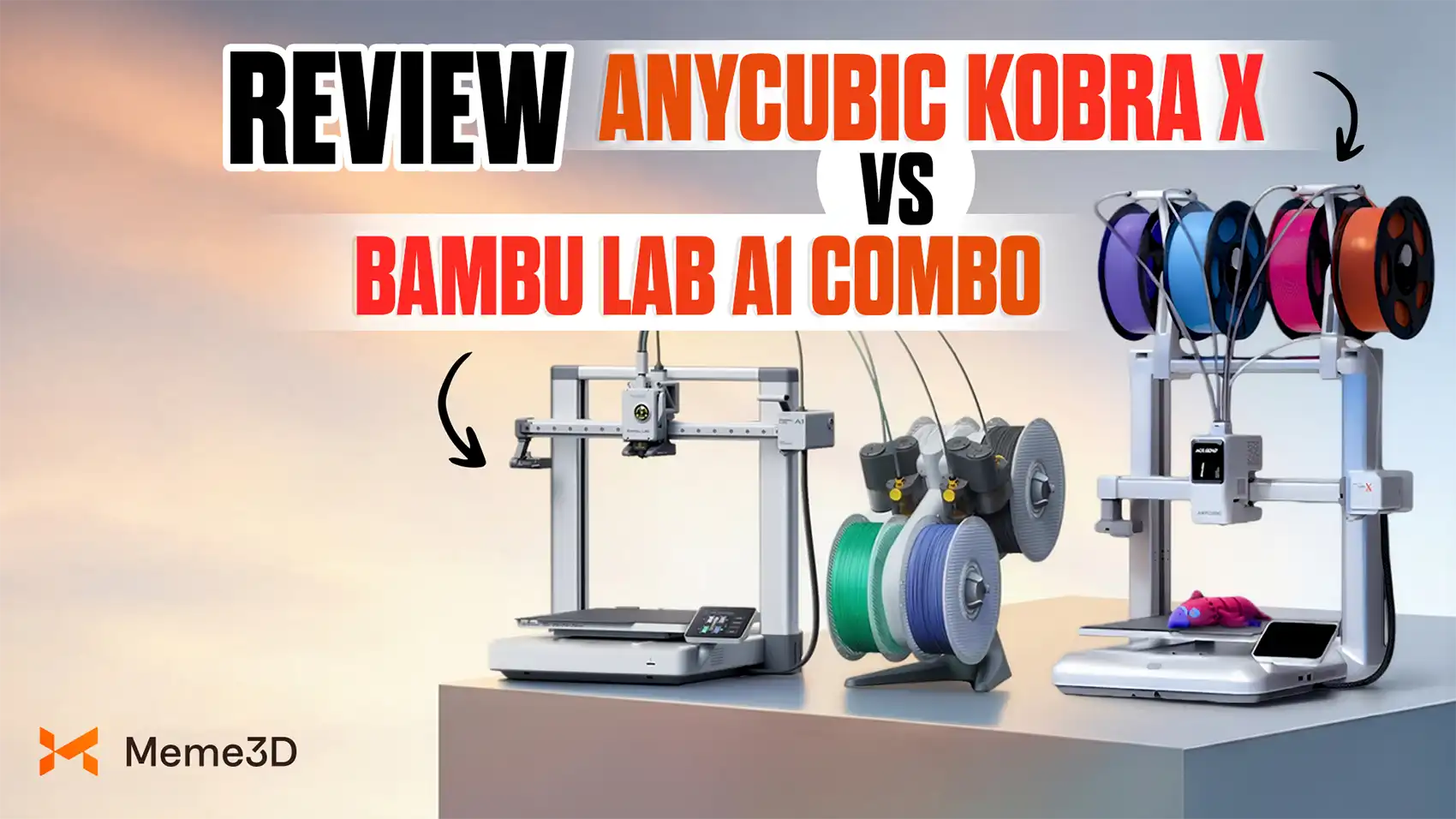 Review Anycubic Kobra X: Chiếc M&aacute;y In C&oacute; Thể So&aacute;n Ng&ocirc;i Bambu Lab A1
