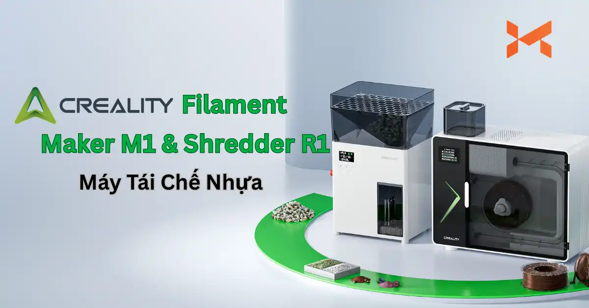 Creality Filament Maker M1 & Shredder R1: Liệu C&oacute; Giải Quyết Được Vấn Đề T&aacute;i Chế Nhựa