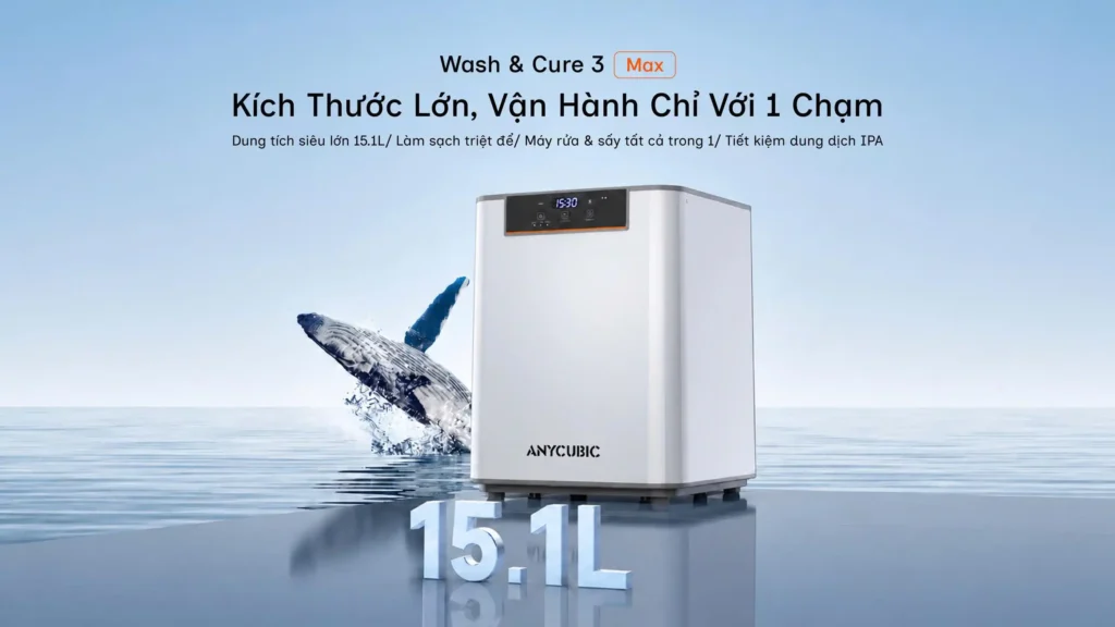 M&aacute;y Rửa V&agrave; Sấy Anycubic Wash & Cure 3 M&atilde;