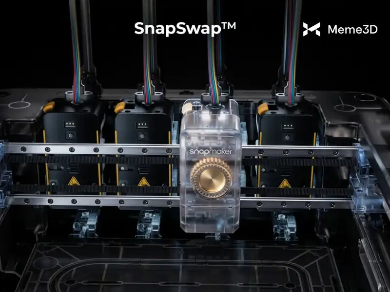 So s&aacute;nh Snapmaker U1 vs Creator 5: M&aacute;y in 3D nhiều đầu in n&agrave;o tốt hơn?