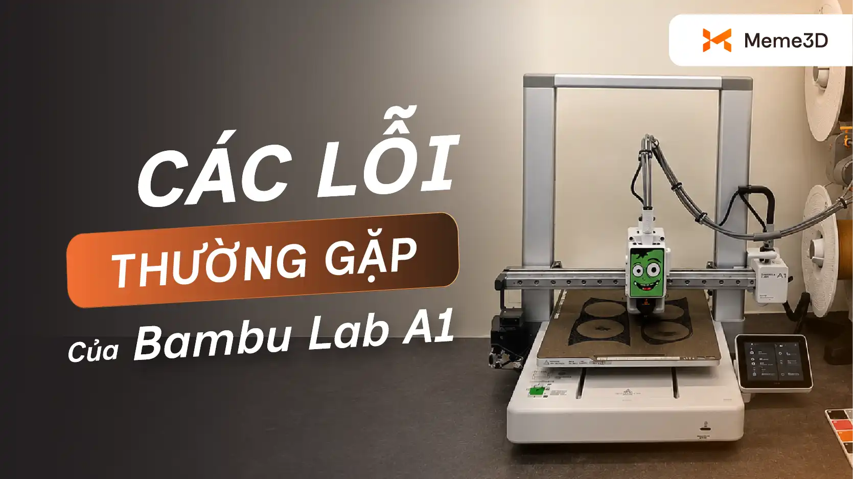 Lỗi thường gặp của Bambu Lab A1: Hướng dẫn khắc phục cho người mới