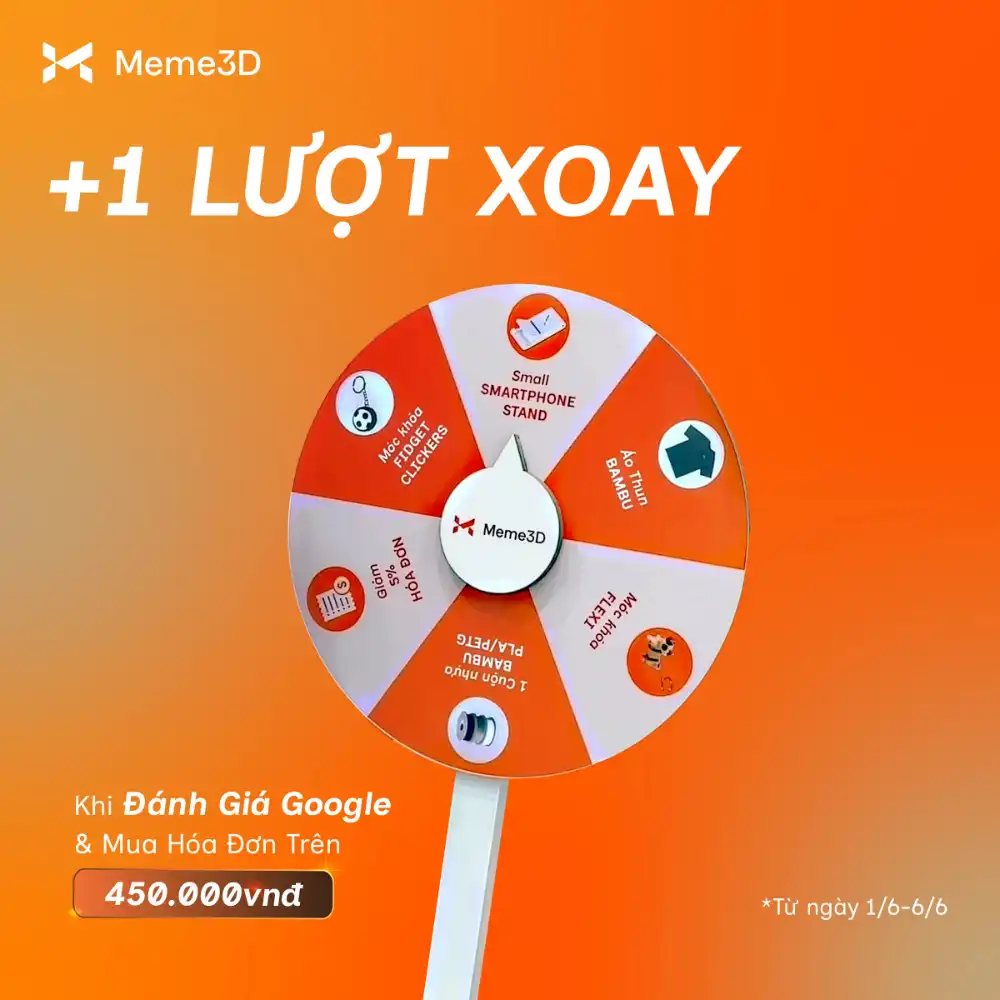 MEME 3D Khai Trương Showroom Mới Quận 12 Với Nhiều Ưu Đãi (01/06/2026)