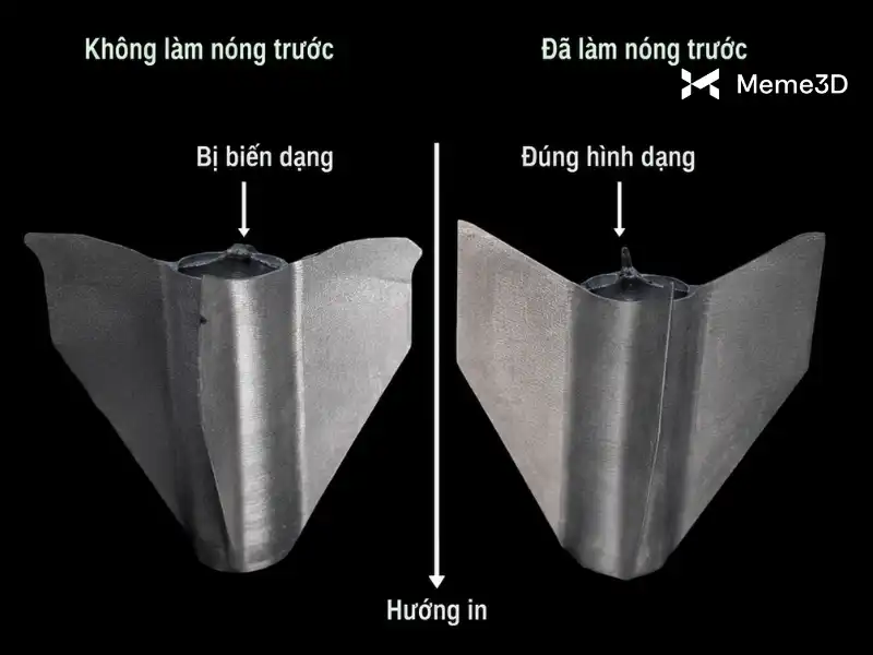 C&aacute;ch In Nhựa ABS/ASA Tr&ecirc;n Bambu Lab P1S Kh&ocirc;ng Cong V&ecirc;nh