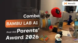 Bambu Lab A1 Combo xuất sắc đoạt giải thưởng gi&aacute;o dục uy t&iacute;n Parents&rsquo; Award 2026