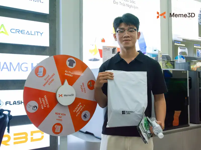 Khai trương Meme 3D Quận 12: 10 máy Bambu Lab A1 tìm thấy chủ nhân