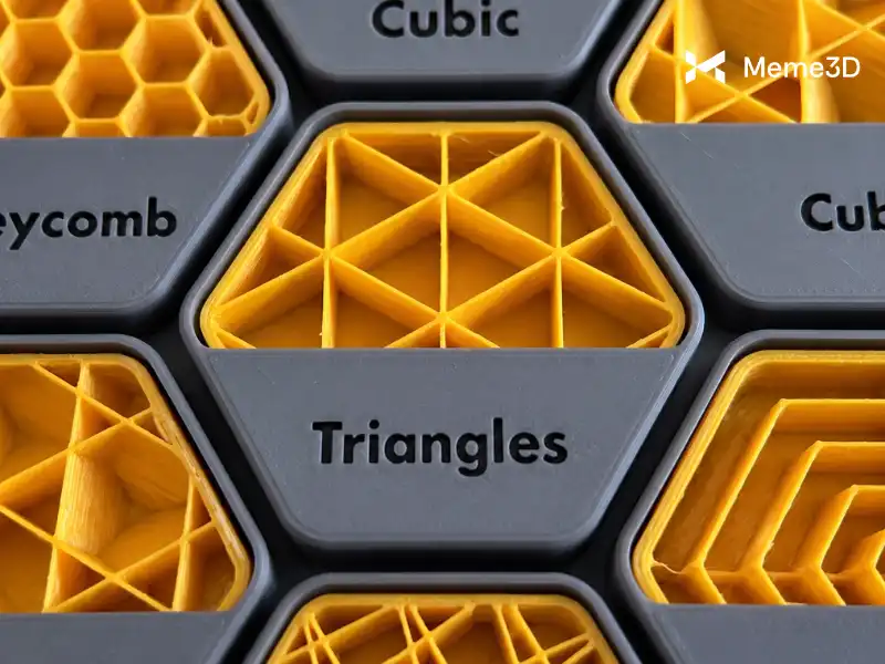 Hướng dẫn chọn mẫu infill trong in 3D: Chọn pattern và mật độ bao nhiêu là phù hợp?