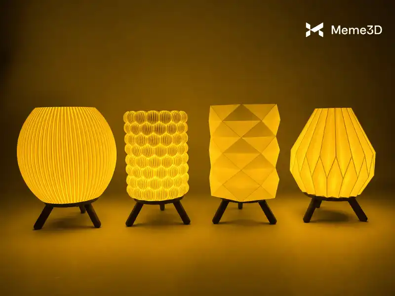 In 3D đèn bàn decor: 10 mẫu đẹp trên MakerWorld và vật liệu phù hợp