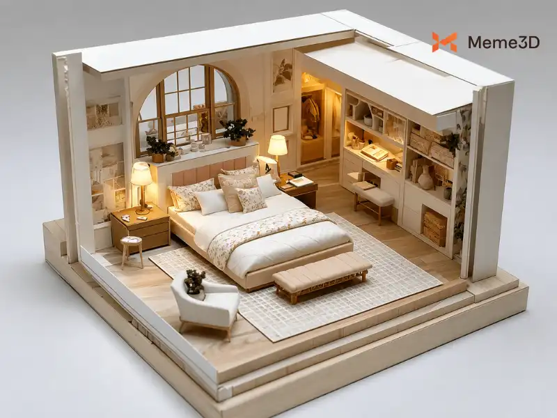 Ứng dụng máy in 3D ngành nội thất: Từ thiết kế đến sản xuất