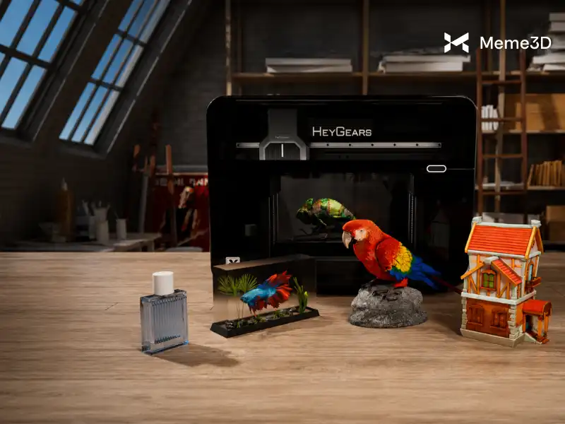 HeyGears G1 Series: C&ocirc;ng nghệ in 3D UV full-color tr&ecirc;n m&aacute;y in để b&agrave;n
