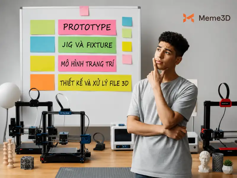 Mở xưởng in 3D: Cách bắt đầu, chọn máy và xây dựng mô hình kinh doanh
