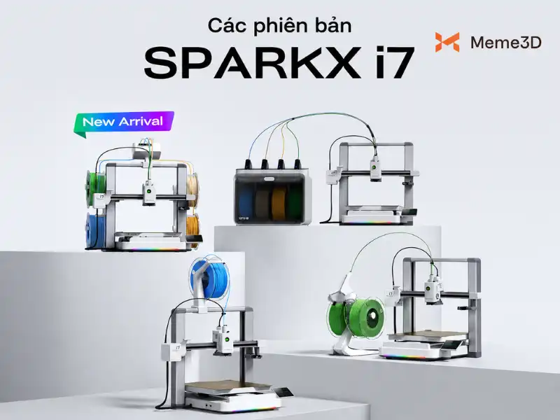 Review Creality SPARKX i7 Nano Combo: Máy in 3D đa màu nhỏ gọn