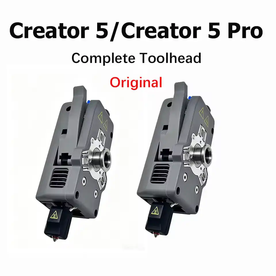 Flashforge Creator 5 Creator 5 Pro Hotend Extruder Kit Shell Extrusion Toolhead Assembly with Cooling Fan, Nozzle Cụm đầu in máy in 3D Flashforge Creator 5/5 Pro