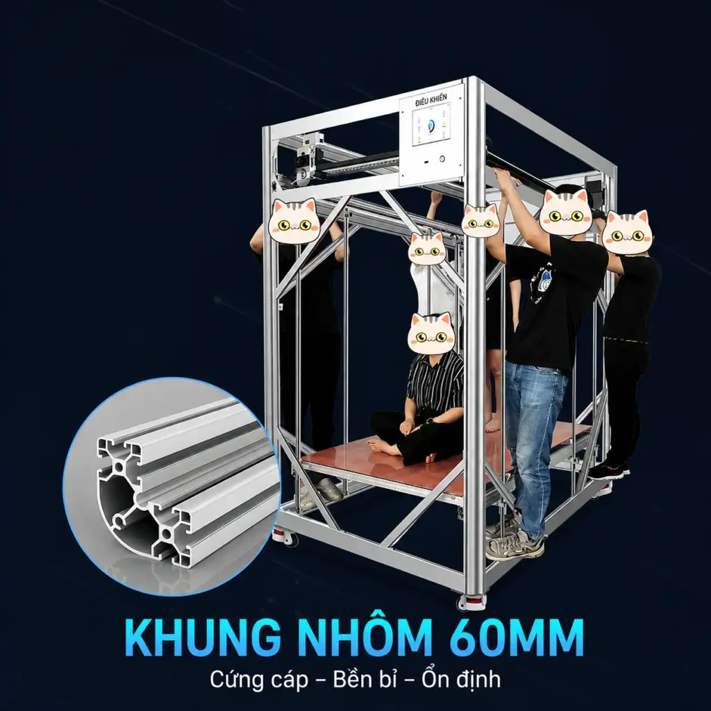 Máy in 3D Khổ Lớn Dowell DM1014-10Plus