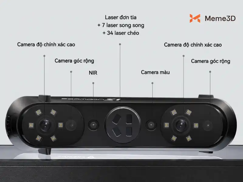 Review Creality Sermoon S1: Đánh giá chi tiết máy quét 3D laser xanh