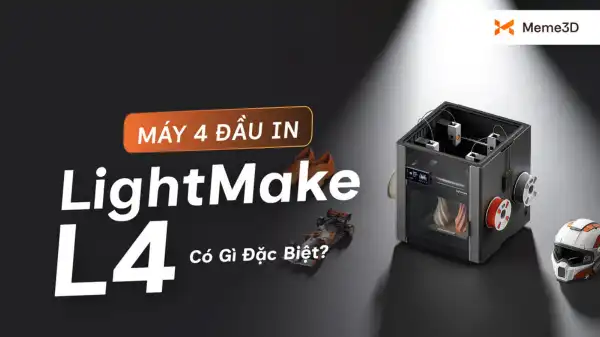 Review LightMake L4 &ndash; Sự Kh&aacute;c Biệt 4 Đầu In Độc Lập Tr&ecirc;n 1 M&aacute;y in 3D