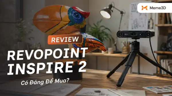 Review Revopoint Inspire 2: M&aacute;y qu&eacute;t 3D entry-level đ&aacute;ng mua năm 2026?