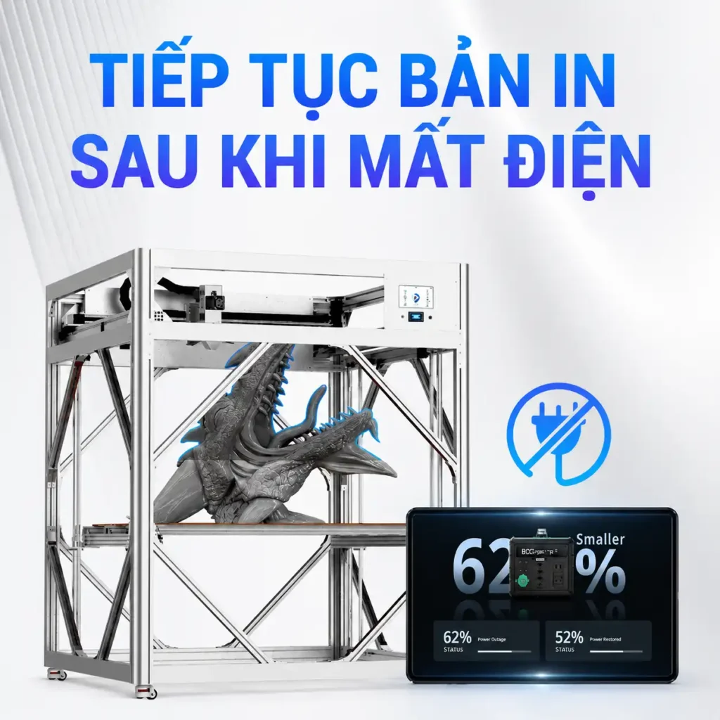 Máy in 3D Khổ Lớn Dowell DM 1220-10 Pro
