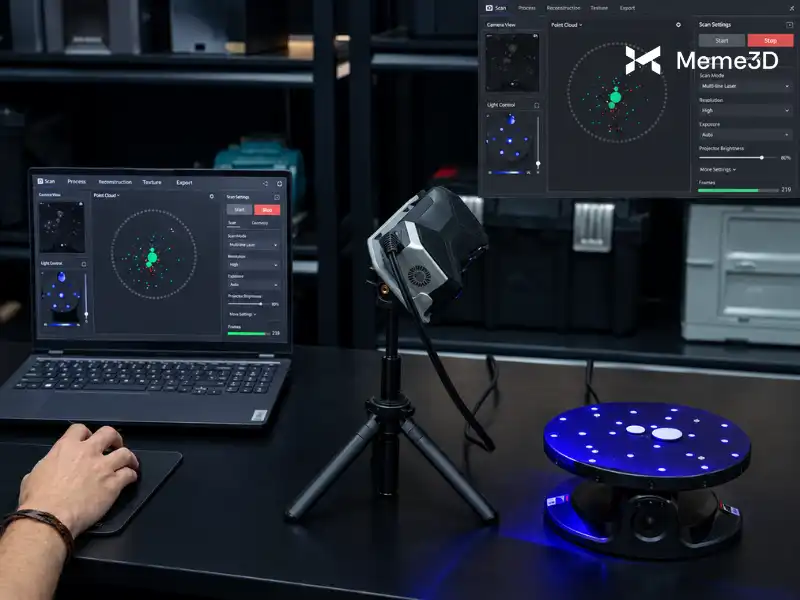 Review Revopoint MetroX Pro, máy quét 3D laser xanh 0,02 mm