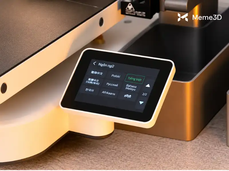 Creality SPARKX i7 Hỗ Trợ Tiếng Việt: Hướng Dẫn Cập Nhật Firmware Mới Nhất