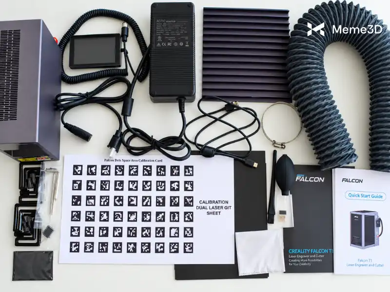 Review Creality Falcon T1, máy khắc laser galvo 5 trong 1