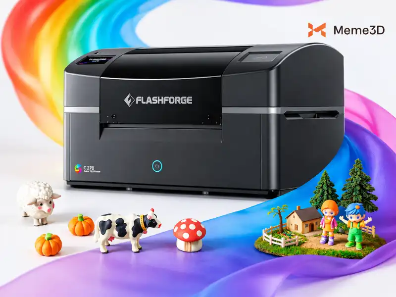 Flashforge CJ270 ra mắt: Máy in 3D Material Jetting hơn 10 triệu màu