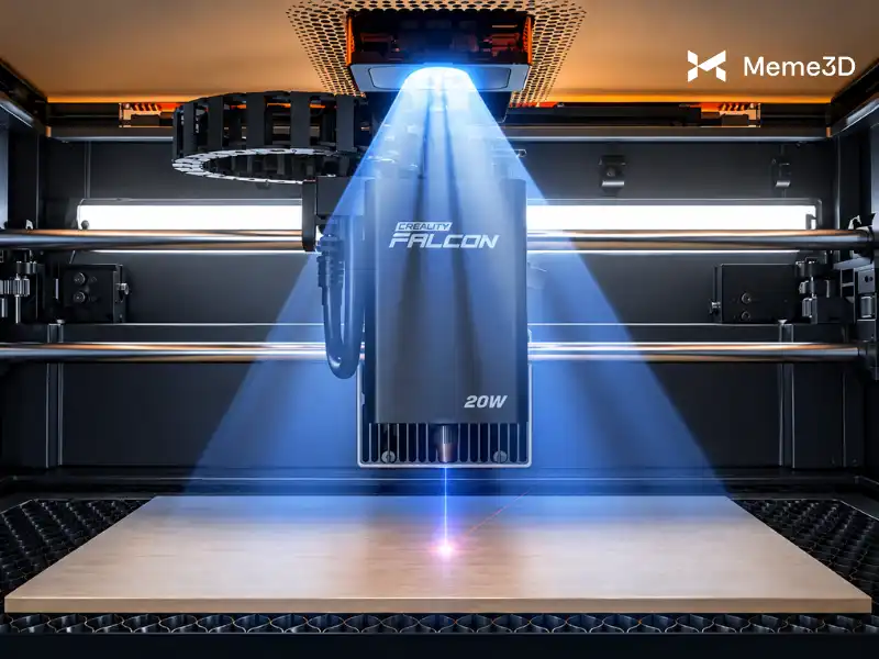 Review Creality Falcon A1 Pro, máy khắc laser 20W kèm laser hồng ngoại 2W