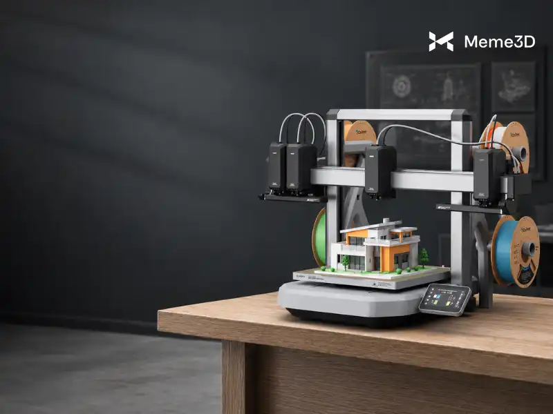 Review Co Print Quadro: Máy In 3D 4 Đầu In Gần Như Không Hao Filament?