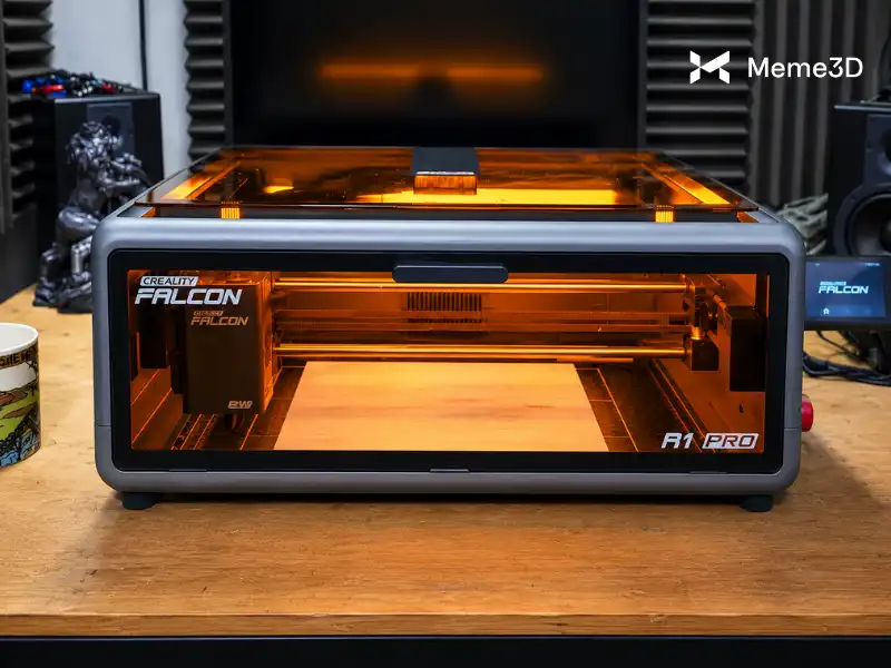 Review Creality Falcon A1 Pro, máy khắc laser 20W kèm laser hồng ngoại 2W