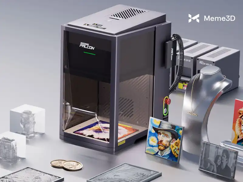 Review Creality Falcon T1, máy khắc laser galvo 5 trong 1