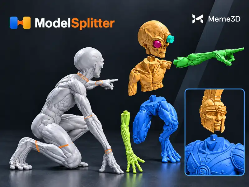 Model Splitter: Công cụ tách khớp mô hình 3D miễn phí