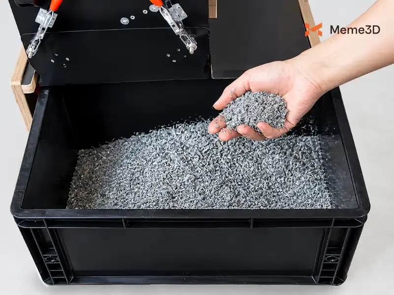 Các phương pháp tái chế nhựa in 3D: Hướng dẫn xử lý filament thừa, lỗi in và purge waste