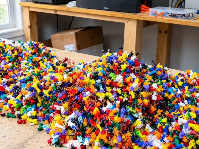 Các phương pháp tái chế nhựa in 3D: Hướng dẫn xử lý filament thừa, lỗi in và purge waste